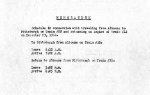 PRR Cab Ride, Itinerary Memorandum, 1962